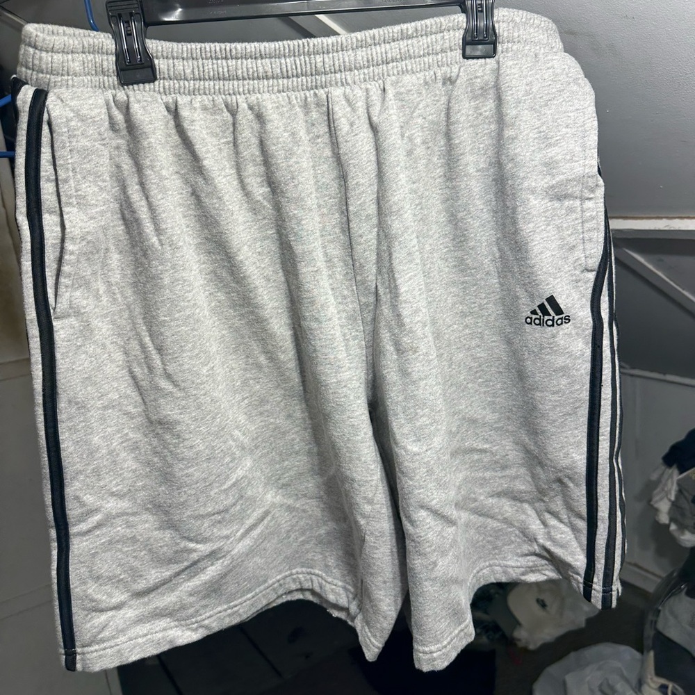 Adidas 3-Stripes Shorts in Grey size XXL